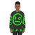 I/O Sweatshirt 2 with electronic dance music, edm, rave, and dj graphics - women
