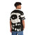 Fever Ray Hawaiian Shirt with Black and White Face Paint Design - People Back