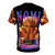 Showgirls-inspired AOP T-shirt featuring Nomi Malone, a 90s camp classic character. - Back