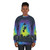 Master Sweatshirt with vibrant space and alien design - women
