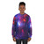 Cosmic Composite Sweatshirt with Galaxy and Nebula Design - women