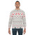 Retro ugly Christmas sweater pattern sweatshirt - men