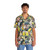 Colorful parrot print Hawaiian style shirt - People Front