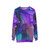 Orspell fluid art abstract colorful sweatshirt - hanging