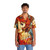 Paprika Hawaiian Shirt with Tropical Floral Design - People Front