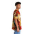 Paprika Hawaiian Shirt with Tropical Floral Design - People Pight