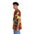 Paprika Hawaiian Shirt with Tropical Floral Design - People Left