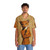 Fantastic Mr Fox inspired Hawaiian shirt with wolf print design - People Front