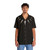 Panther necklace Hawaiian shirt with tropical print and superhero design - People Front