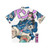 Panku Hawaiian Shirt with Music, Japan, and Punk Inspired Design - Back