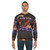 Retro Contra inspired sweatshirt with pixel art design - men