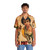 Vintage Hawaiian shirt with tropical print design - People Front