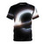 Gargantua T-shirt featuring a black hole and galaxy design