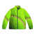 A yellow puffer jacket with a tennis ball design, perfect for tennis enthusiasts