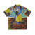 Music-inspired Hawaiian shirt with explosion graphic