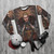 Tarot Sweatshirt with Dragon Age Cullen Rutherford Templar Design - flat lay