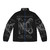Tenacious D custom concert design puffer jacket featuring the band's logo and artwork