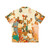 Colorful Hawaiian-style shirt featuring the album artwork for Glass Animals' "How To Be A Human Being"