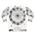 Coltrane Chord Changes Mandala Dark Design Sweatshirt - Back