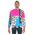 Colorful retro abstract geometric pattern sweatshirt - men