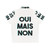Oui Mais Non Colloquial French Hawaiian Shirt - Back
