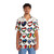 Eurovision Song Contest Hawaiian Shirt with Flags and Hearts - People Front