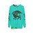 Colorful abstract griffin silhouette sweatshirt - hanging
