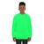 Spring green solid color sweatshirt - women