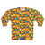 Colorful lego inspired building blocks sweatshirt