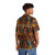 Colorful Ethiopian Hawaiian Shirt with Vibrant Patterns and Designs - People Back