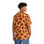 Giraffe print animal Hawaiian shirt with tropical pattern - People Back