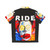 Ugly Ride Face Hawaiian Shirt - Back