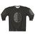 Coding Brain Grey Sweatshirt with Binary Code and Programmer Humor