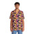 Orchid Hawaiian Shirt with Tropical Floral Print - People Front