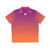 Colorful orange and purple gradient Hawaiian shirt
