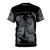 Stylized graphic t-shirt featuring a dark, ominous reaper illustration