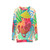Octopus beach sweatshirt with vibrant, whimsical tropical design - hanging