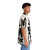 U Freeky Black Hawaiian Shirt with Zef Style and Hip Hop Fashion Elements - People Pight