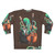 Octopus bass guitar sweatshirt featuring a stylized octopus design - Back