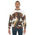 Embroidered hydra sweatshirt with fantasy mythological design - men