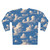 Cloudy sky sweatshirt with nature landscape design - Back