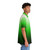 Ombre green to black color gradient Hawaiian shirt - People Pight