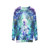 Observers of the Sky Sweatshirt with psychedelic and spiritual design - hanging