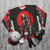 Japanese-inspired Hunter S Moon Predator Sweatshirt - flat lay