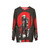 Japanese-inspired Hunter S Moon Predator Sweatshirt - hanging