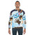 Nunu and Willump, the cute champions from League of Legends, featured on a blue sweatshirt - men