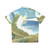 Eric Ravilious Hawaiian Shirt with Coastal Landscape Painting - Back