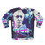 Vaporwave Henry De Lesquen Graphic Sweatshirt - Back