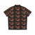 Orange Hawaiian shirt with The Oils Tribute logo - Back