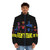 Teen Titans Silhouette Puffer Jacket featuring the iconic characters - men front